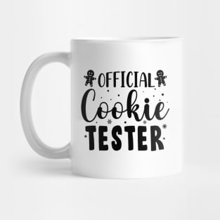 Official Cookie Tester Christmas Baking Team Gift Mug